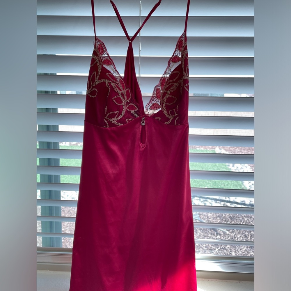 Aimer Women's Light and Lacy red dress